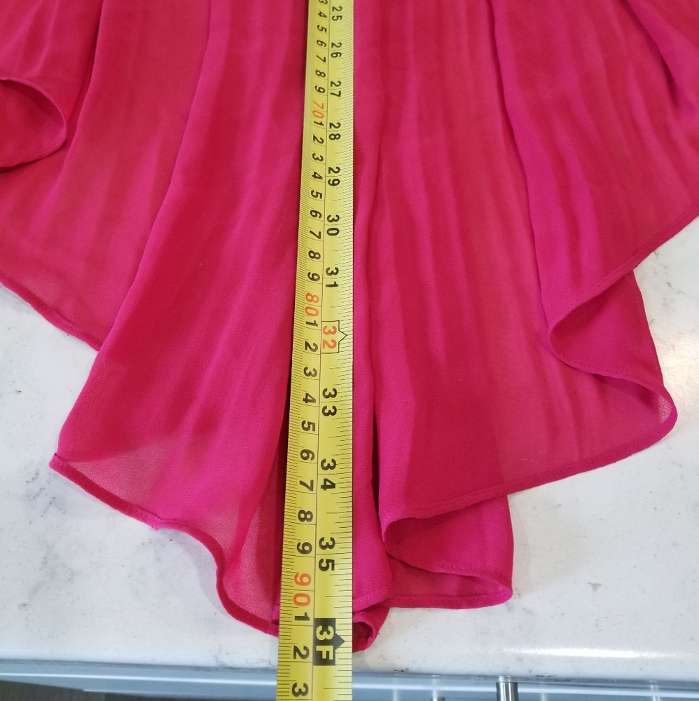 👗GUESS CHIFFON HIGH LOW DRESS - Picture 8 of 9